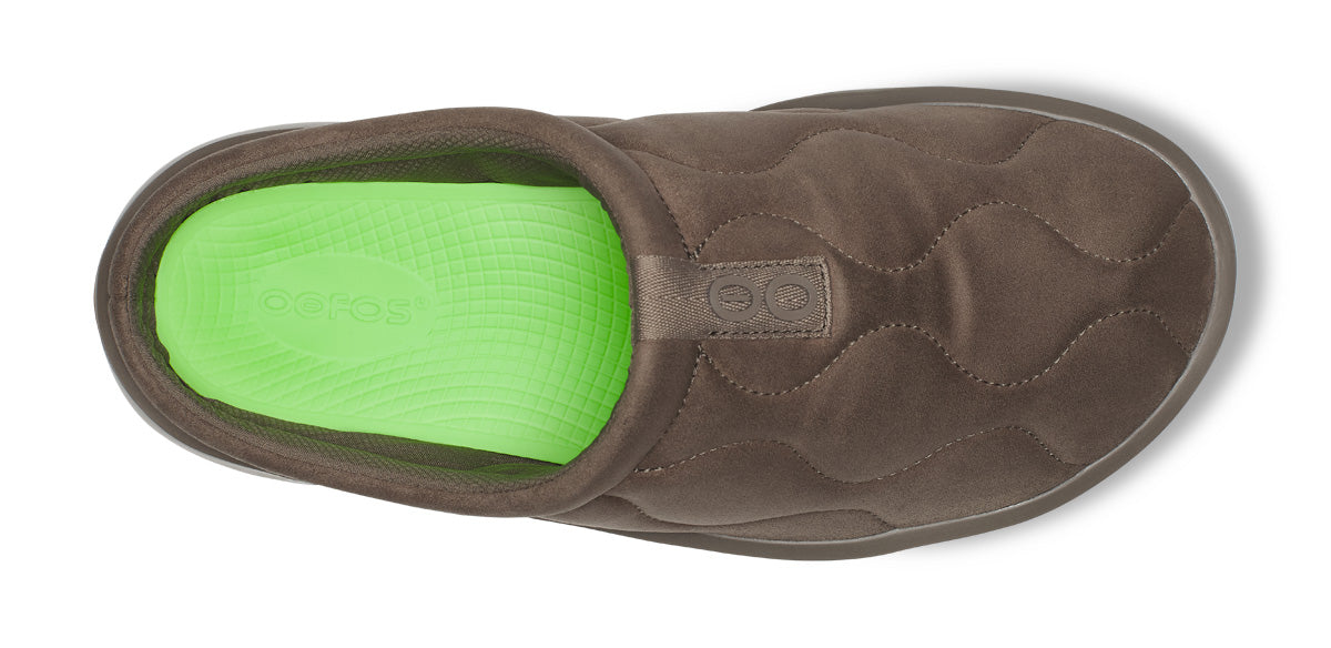 Women's OOmega Posh Mule - Truffle top view
