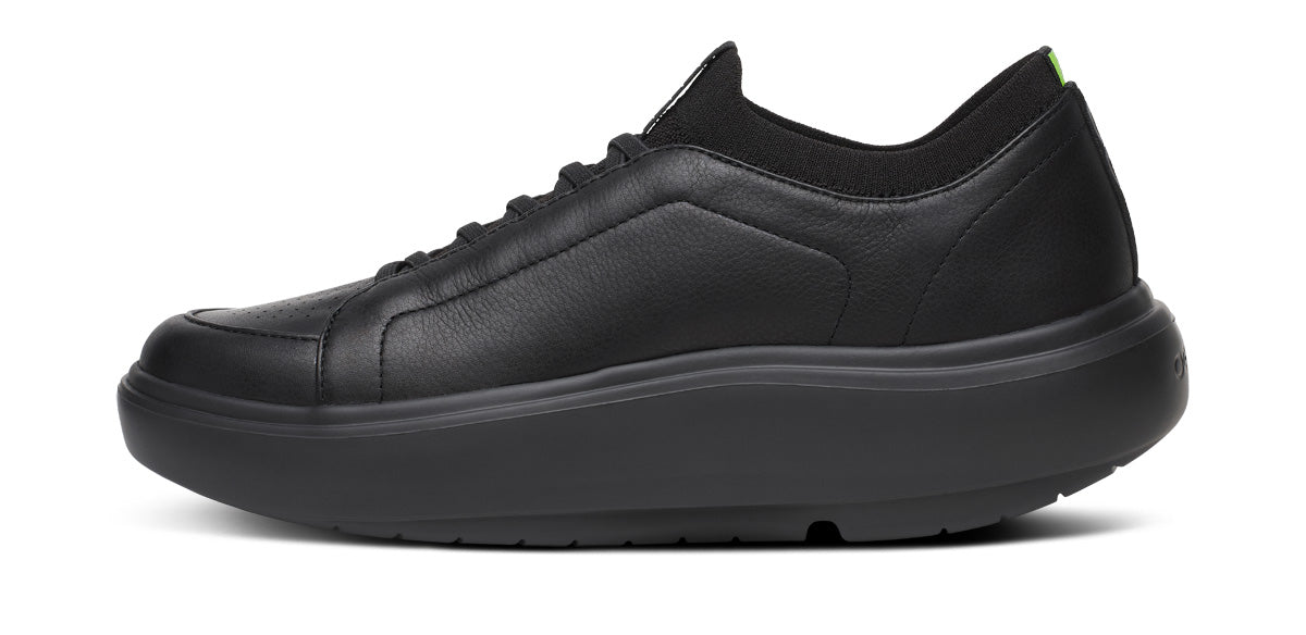 Men's Club+ Leather - Black medial view
