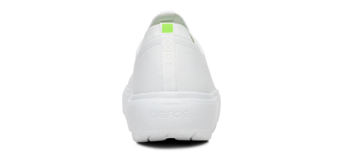 Men's Club+ Leather - White back view
