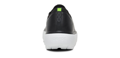 Men's Club+ Leather - White Black back view