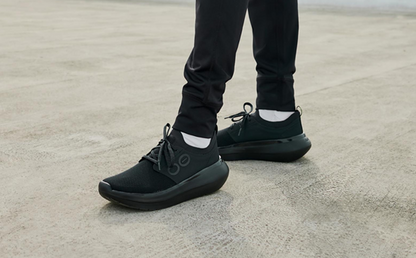 Men's OOmy Stride - Black model standing outside | lifestyle