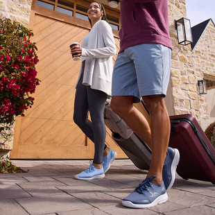 Women's OOmg Sport LS Carolina Blue and Men's OOmg Sport LS Moroccan Blue