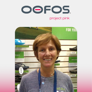 OOFOS Project pink photo of Duncan Finigan
