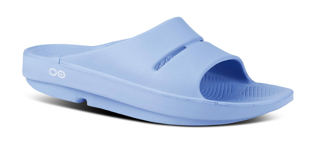 Oofos blue top