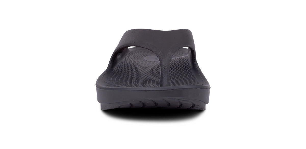 Women's OOriginal Sandal - Black - OOFOS front view