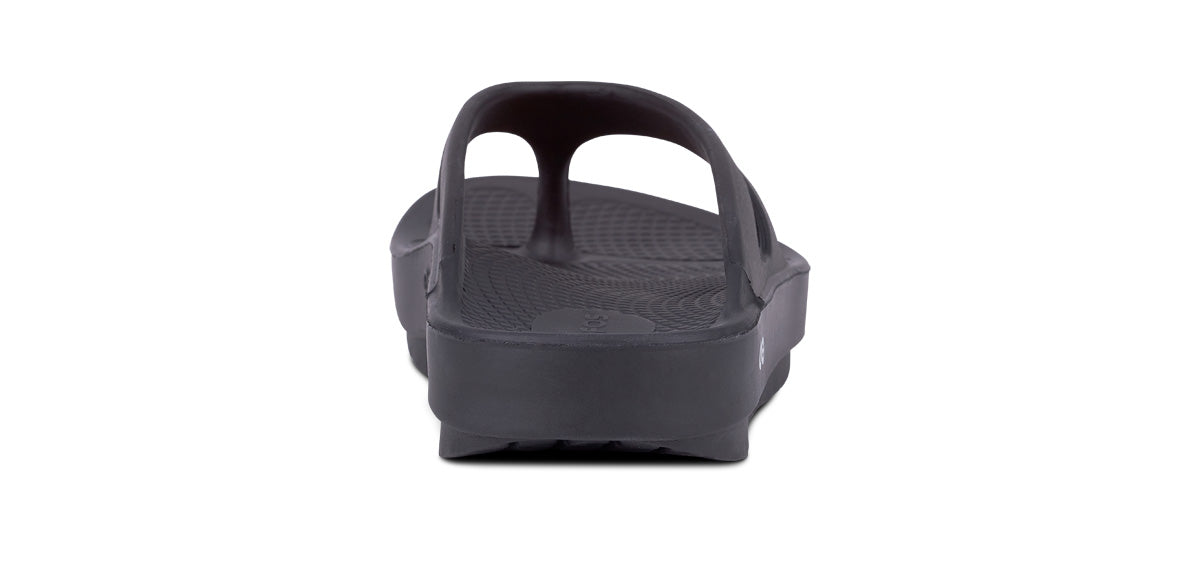 Women's OOriginal Sandal - Black - OOFOS back view