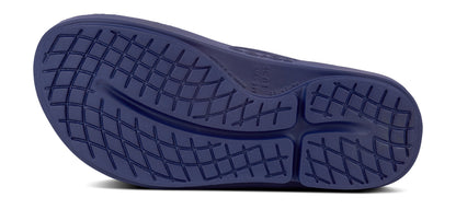 Men's OOriginal Sandal - Navy - OOFOS bottom view