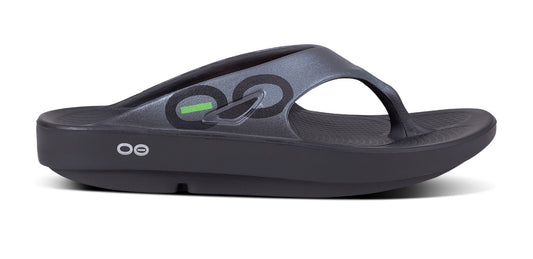 Women's OOriginal Sport Sandal - Graphite - OOFOS lateral view