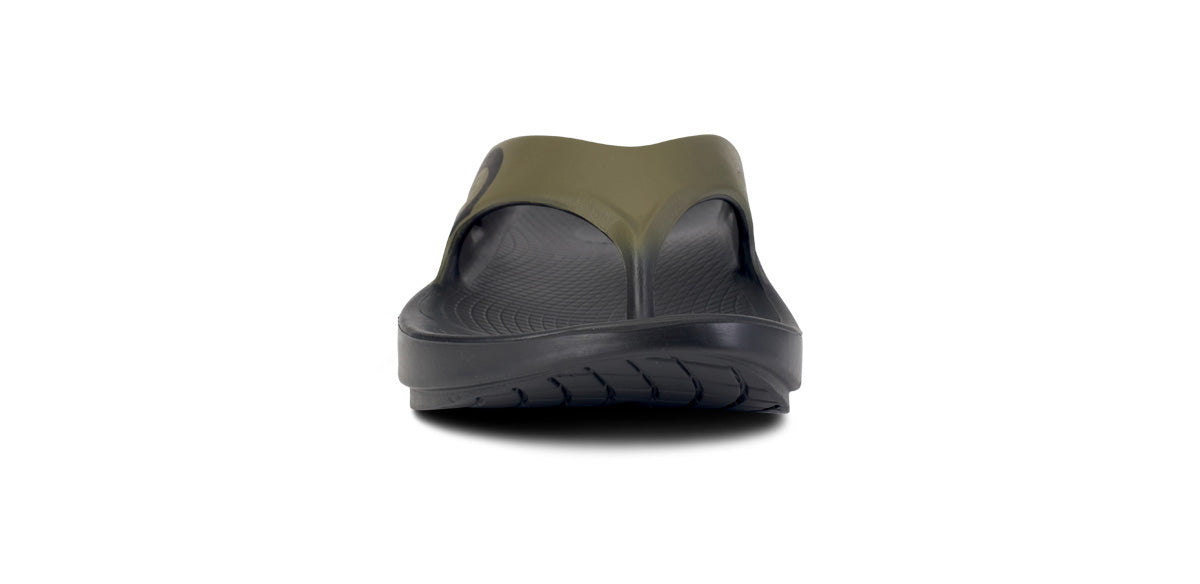OOFOS Black and Olive Sandals Women main image 4