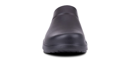 Men's OOcloog Clog - Black - OOFOS front view