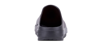 Men's OOcloog Clog - Black - OOFOS back view