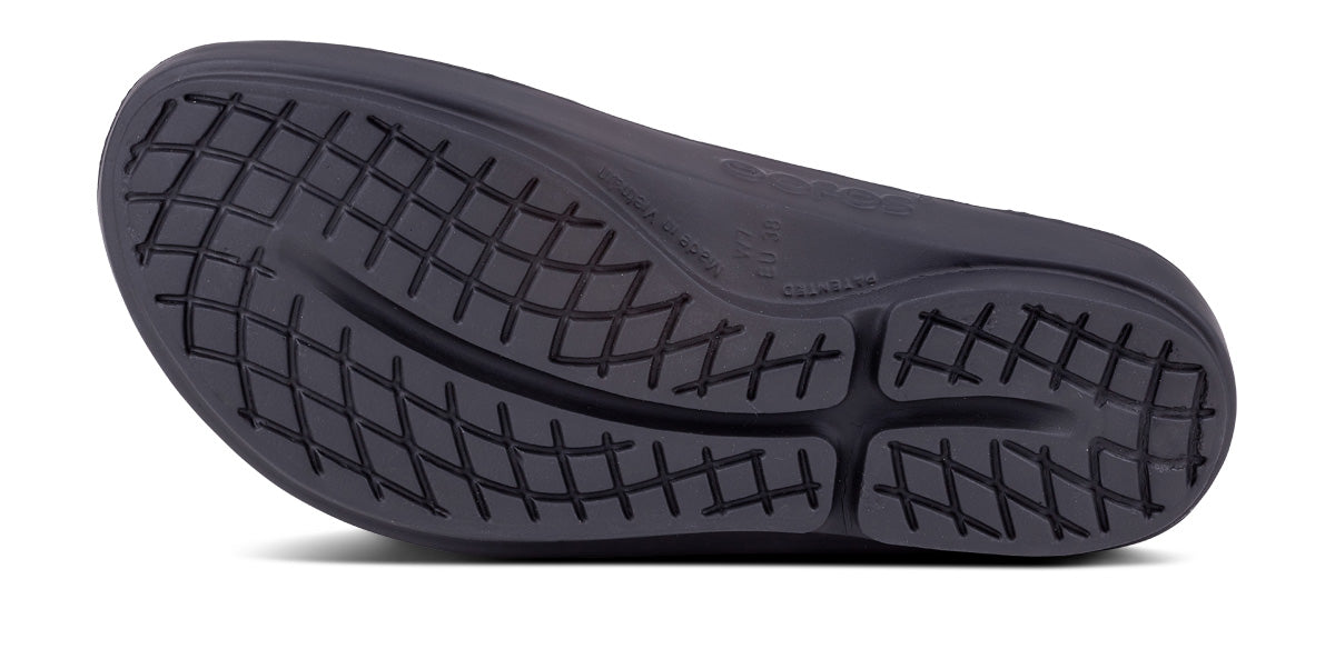 Women's OOlala Sandal - Latte - OOFOS bottom view