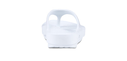 Women's OOlala Sandal - White - OOFOS back view