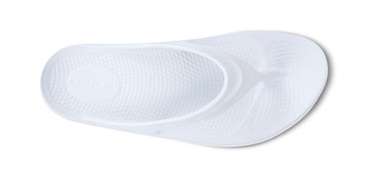 Women's OOlala Sandal - White - OOFOS top view