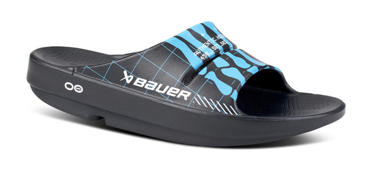 BAUER/OOFOS Men's OOahh Limited Slide Sandal Bauer Skeleton main view