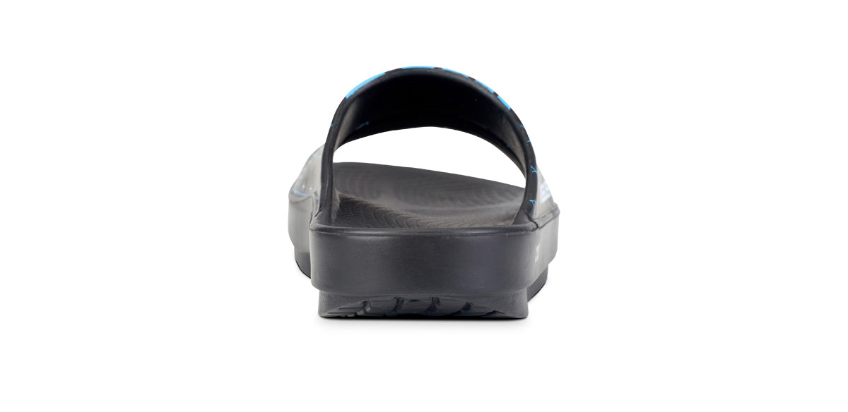 BAUER/OOFOS Women's OOahh Limited Slide Sandal Bauer Skeleton back view