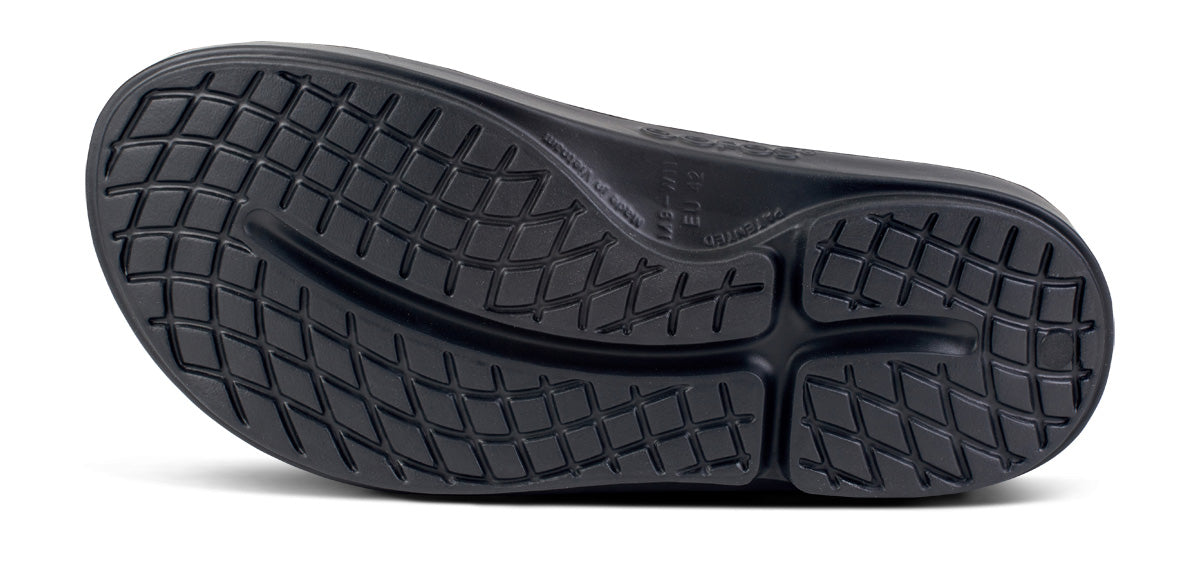 BAUER/OOFOS Women's OOahh Limited Slide Sandal Bauer Skeleton bottom view