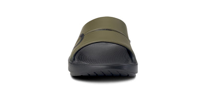 Men's OOahh Sport Slide Sandal - Tactical Green front view