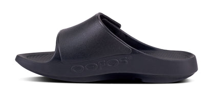 Men's OOahh Sport Flex Sandal - Matte Black medial view