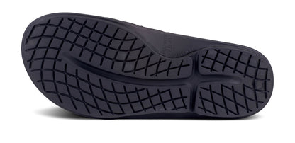 Men's OOahh Sport Flex Sandal - Matte Black bottom view