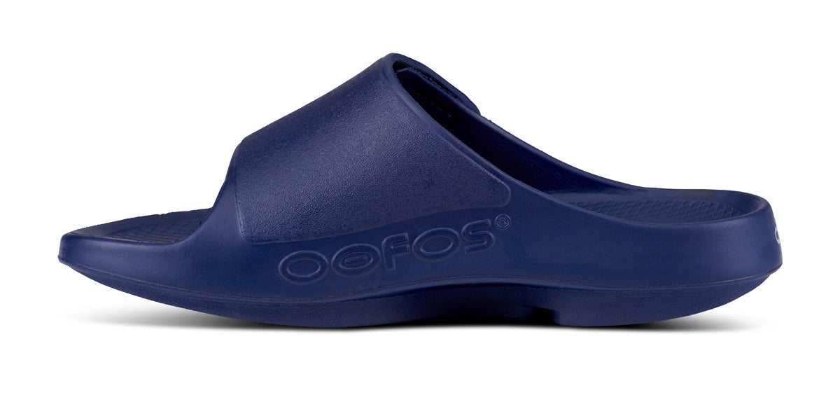 Men's OOahh Sport Flex Sandal - Navy – OOFOS