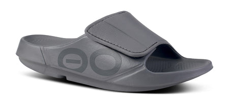 OOFOS スライド OOAHH SLATE M8/M10 27cm Women's OOahh Slide Sandal - Slate – OOFOS