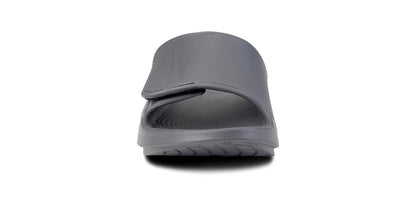 Men's OOahh Sport Flex Sandal - Slate front view