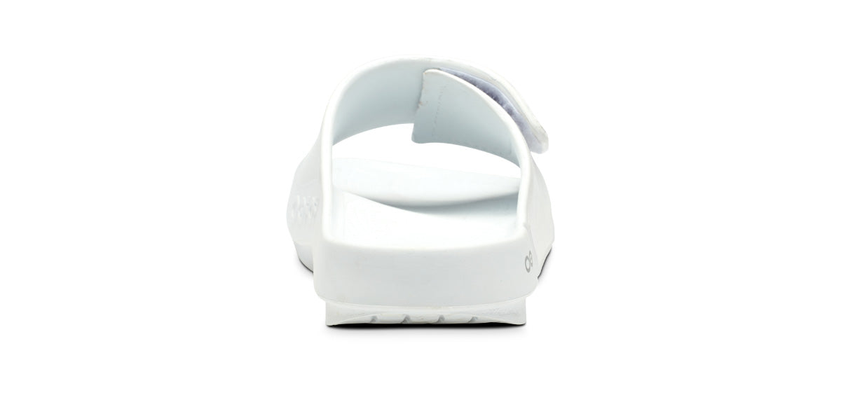 Men's OOahh Sport Flex Sandal - White – OOFOS