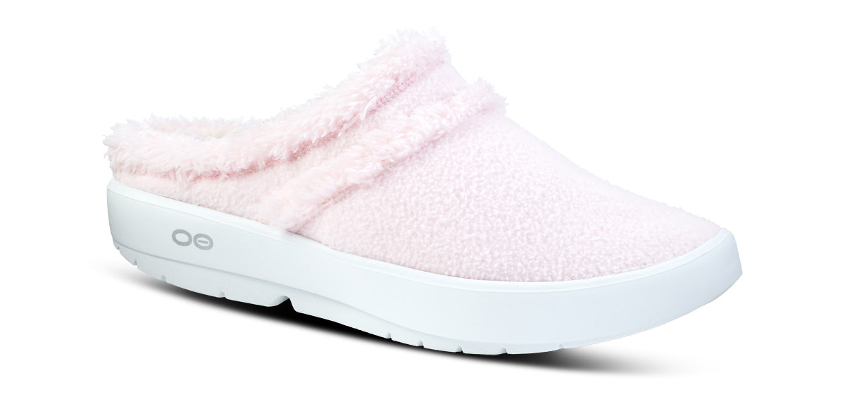Women's OOcoozie Mule Shoe - Pink (SALE) – OOFOS