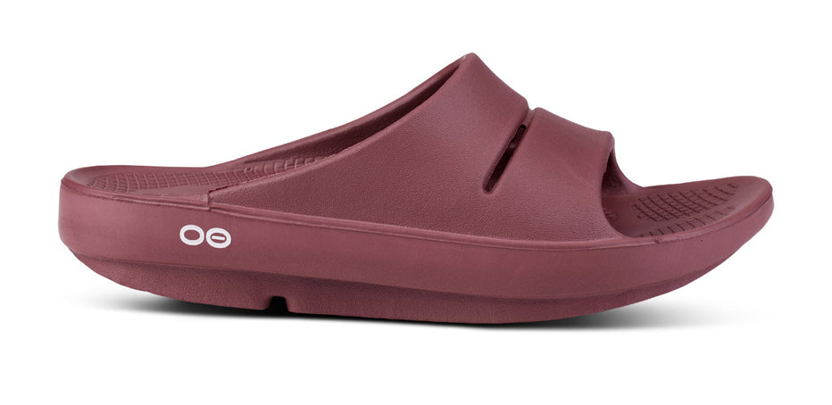 Women's OOahh Slide Sandal - Mars Red (SALE) – OOFOS